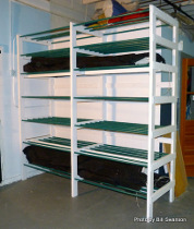 Shelves for sails